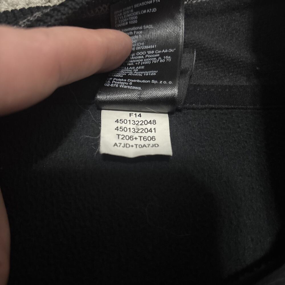 North Face Jacket Womens Large Full Zip Long Sleeve Casual Black Pockets - Picture 4 of 8